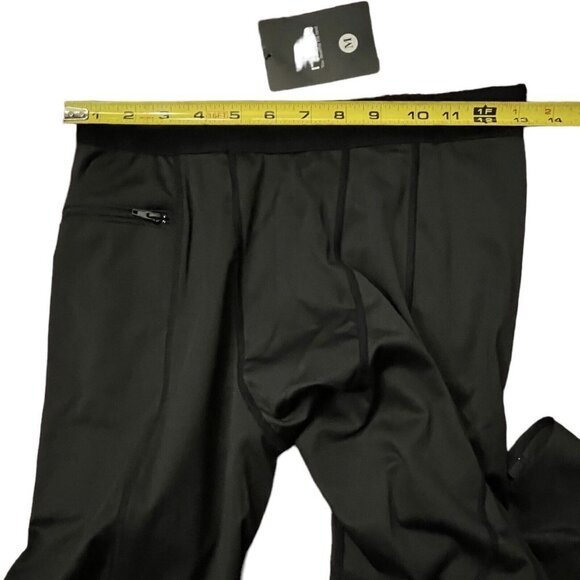 NIKSA Mens Compression Pants Workout Base Layer Large Black Cool Dry NWT - Picture 12 of 16